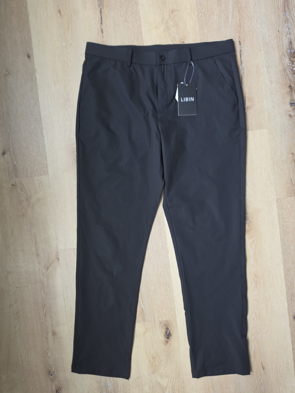 LIBIN Men's Black Stretch Golf Performance Pants